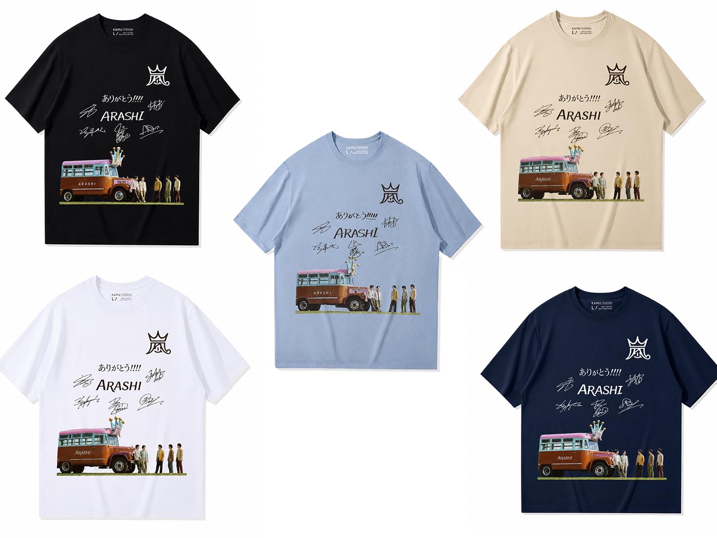 Amazon | [HJahgD] 嵐 ARASHI風 Tシャツ 半袖 メンズ レディース ユニ